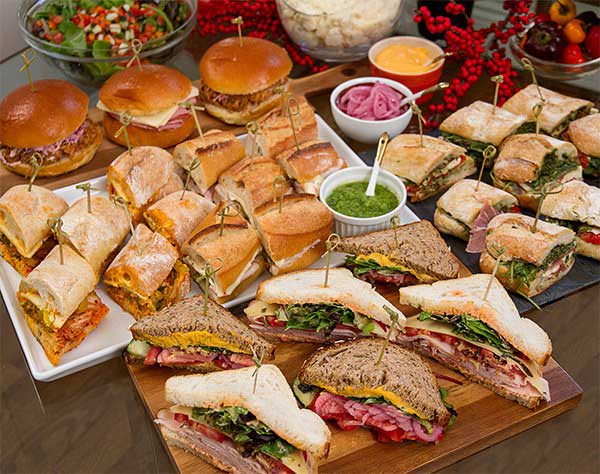 Plate full of food Plate full of food